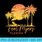 Fort Myers Beach Florida FL Surf Vintage Sunset Surfer Retro Sweatshirt - Digital PNG Downloads - Spice Up Your Sublimation Projects