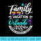 Family Vacation Orlando 2024 Beach Summer Vacation 2024 - Trendy PNG Designs - Enhance Your Apparel with Stunning Detail