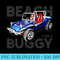 Beach Dune Buggy classic car - PNG design downloads - Spice Up Your Sublimation Projects