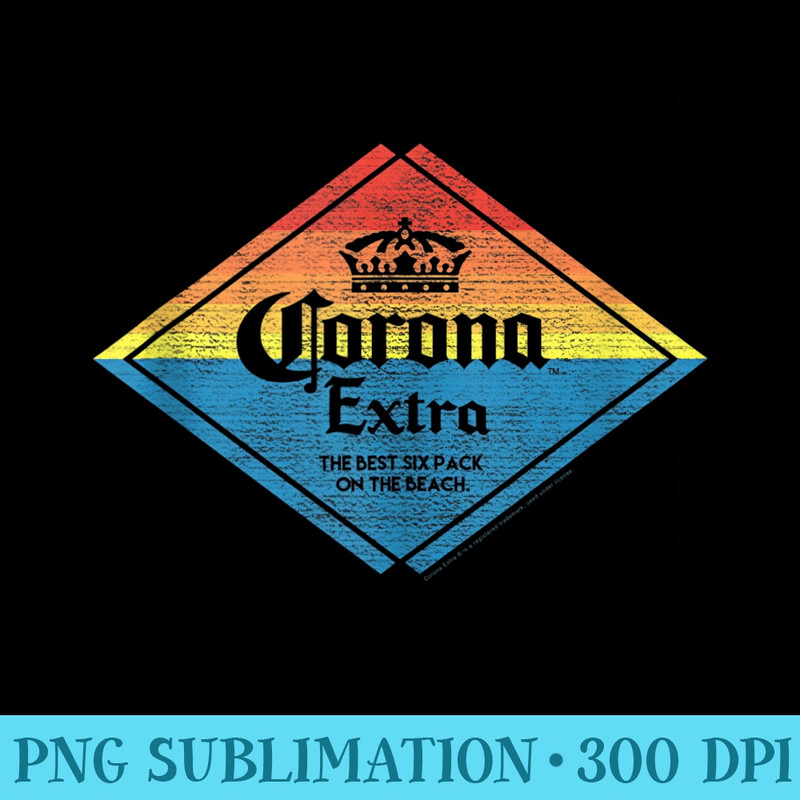 Officially Licensed Corona Extra Beach Triangle - PNG Design Files - Eco Friendly And Sustainable Digital Products