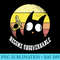 Funny Retro Black Cat Become Ungovernable - PNG design downloads - Boost Your Success with this Inspirational PNG Download