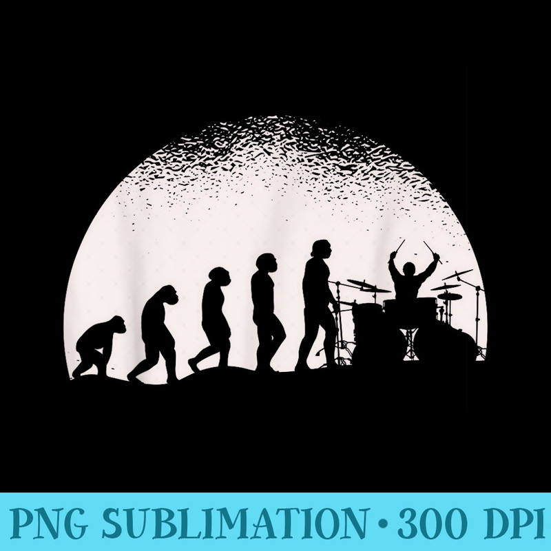 Drummer Drums - Download High Resolution PNG - Enhance Your Apparel with Stunning Detail