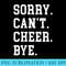 s Sorry cant cheer bye cheer leading practice - PNG Download High Quality - Vibrant and Eye-Catching Typography