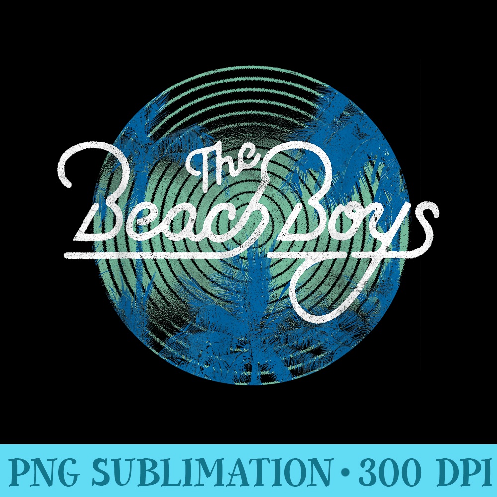 Beach Circle Vibration Palm Trees - Unique Sublimation patterns - Revolutionize Your Designs