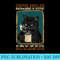 Vintage Black Cat Coffee Spelled Backwards Is Eeffoc - Ready To Print PNG Designs - Limited Edition And Exclusive Designs