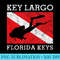 Key Largo Florida Scuba Dive Flag Souvenir - PNG Clipart - Perfect for Personalization