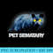 Pet Sematary Black Cat With Glowing Eyes Graphic - PNG Templates - Capture Imagination with Every Detail