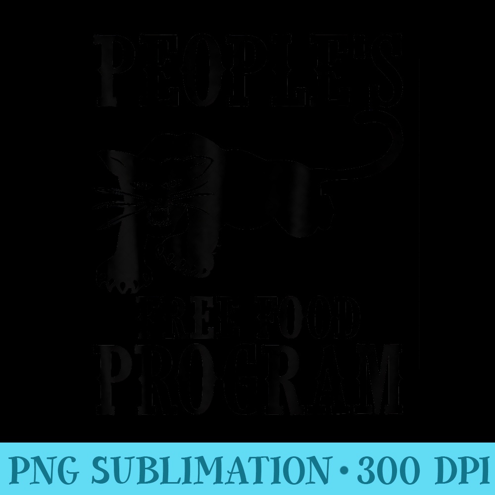 Peoples free food program T shirt - PNG design assets - Revolutionize Your Designs