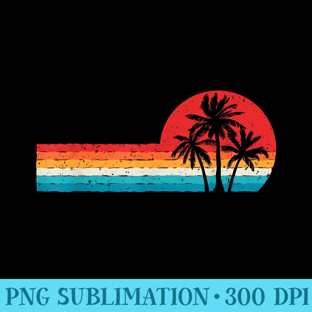 Palm Tree, Beach Holiday, Summer Vacation, Palm Tree - Printable PNG Images - Enhance Your Apparel with Stunning Detail