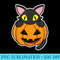 Black Cat sitting in a Pumpkin for Cat Lover Halloween - PNG Design Files - Create with Confidence