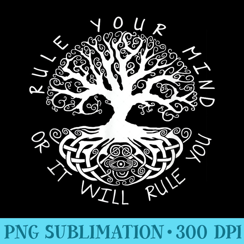 Tree of Life Symbol with Spiritual Quote Yoga Workout - Transparent PNG download - Vibrant and Eye-Catching Typography