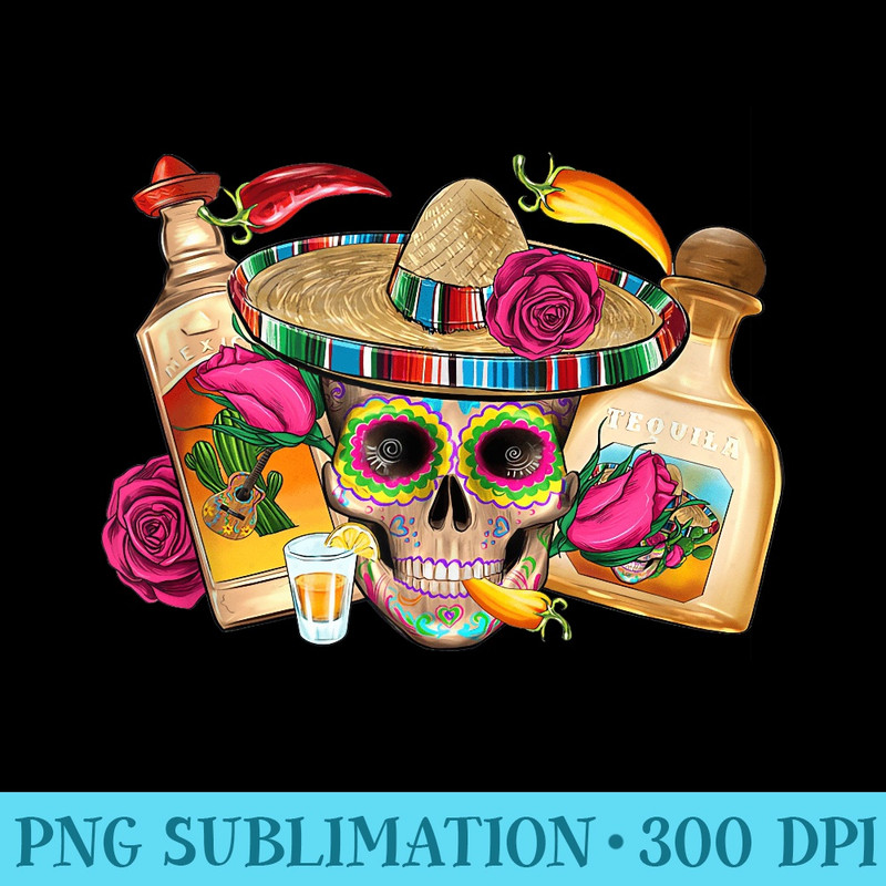 Mexico Wine Tequila Cinco De Mayo Mexican Fiesta Lover - PNG Graphics Download - Vibrant and Eye-Catching Typography