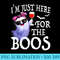 Womens Im Just Here For The Boos Cute Halloween Ghost Wine - Shirt Artwork Download - Vibrant and Eye-Catching Typography