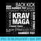 Krav Maga Israeli Martial Arts Self Defense - Digital PNG Downloads - Premium Quality PNG Artwork