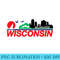 Wisconsin License Plate Milwaukee Wisconsin T - Sublimation patterns PNG - Eco Friendly And Sustainable Digital Products