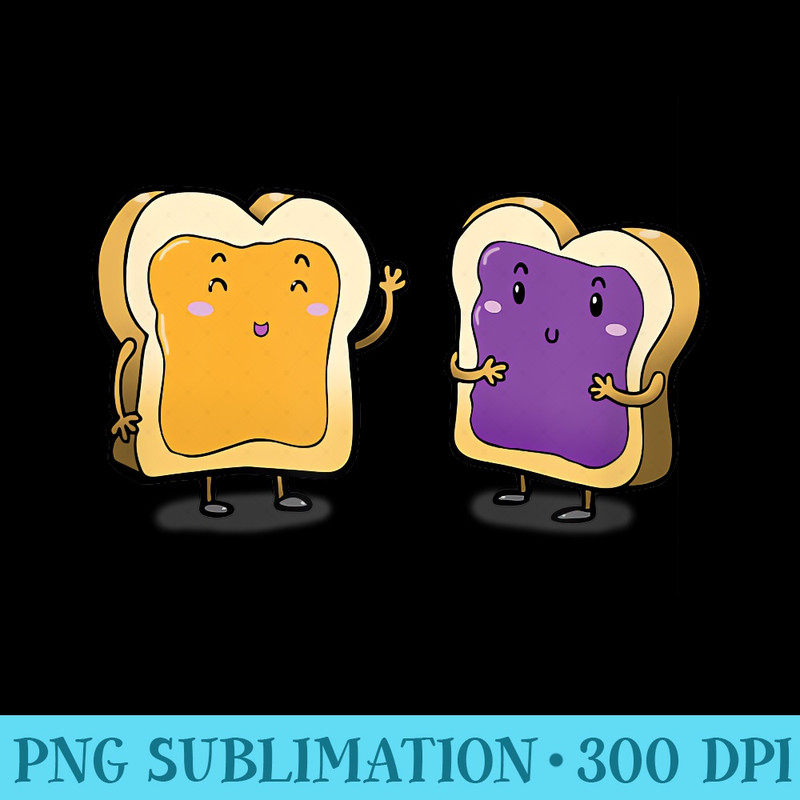 Peanut Butter and Jelly PBJ Men Idea - PNG Image Download - Bring Your Designs to Life