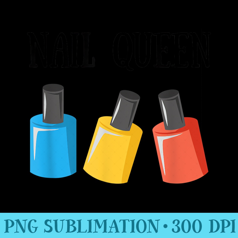 Nail Tech for Nail Queen Bottles - PNG Graphics Download - Versatile And Customizable Designs