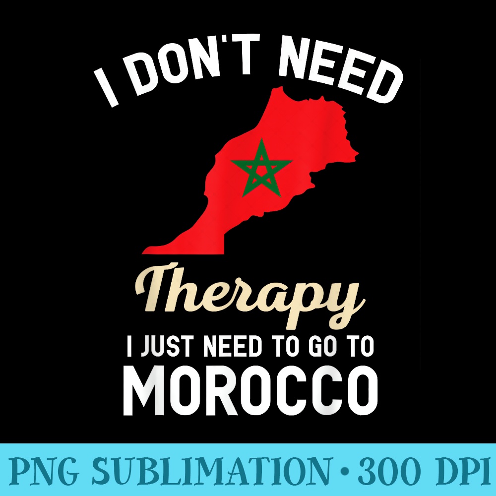 Morocco Moroccan Flag Map Travel - Shirt Graphics for Download - Instantly Transform Your Sublimation Projects