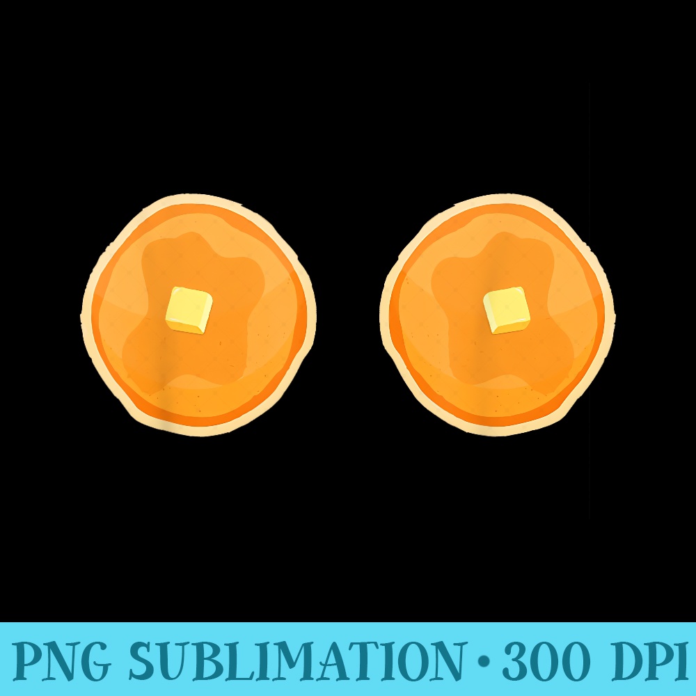 Pancake Boobs National Maple Syrup Day Funny Boob - PNG file download - Premium Quality PNG Artwork