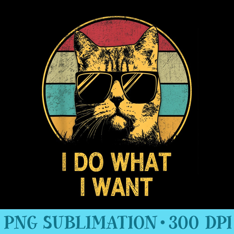 Do What I Want Vintage Black Cat Red Cup Funny My Cat - PNG design downloads - Easy-To-Print And User-Friendly Designs