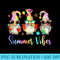 Funny Tie Dye Summer Vibes Gnomes Beach Cute Hello Summer - Printable PNG Graphics - Fashionable and Fearless