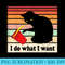 Do What I Want Vintage Black Cat Red Cup Funny My Cat - Modern PNG designs - Fashionable and Fearless