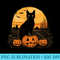 Black Cat Pumpkin Halloween Cat Lover - Unique Sublimation patterns - Bring Your Designs to Life