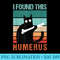 Black Cat I Found This Humerus Cat Joke - Digital PNG Downloads - Quick And Seamless Download Process