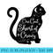Lucky Black Cat Tshirts, Cute Crazy Cat Lover - Unique Sublimation PNG Download - Fashionable and Fearless