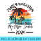 Family Vacation 2024 Vintage Florida Key Largo Beach - Trendy PNG Designs - Boost Your Success with this Inspirational PNG Download