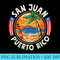 San Juan Puerto Rico Beach Retro Vintage 70s Sunset Summer - PNG Graphics - Boost Your Success with this Inspirational PNG Download