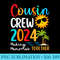Cousin crew 2024 Summer Vacation Beach Family Trips Matching - High Quality PNG files - Transform Your Sublimation Creations