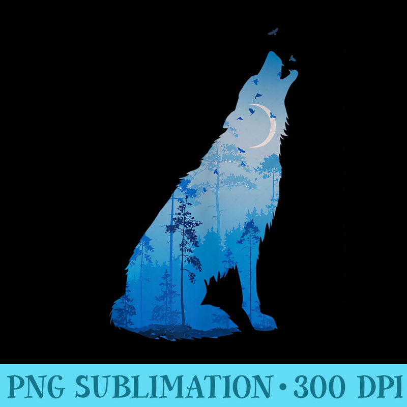 Lone Wolf Survives Mountain Art Men Girl n - PNG Graphics Download - Bring Your Designs to Life