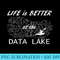 Life is better at the Data Lake - High Resolution PNG Download - Trendsetting And Modern Collections