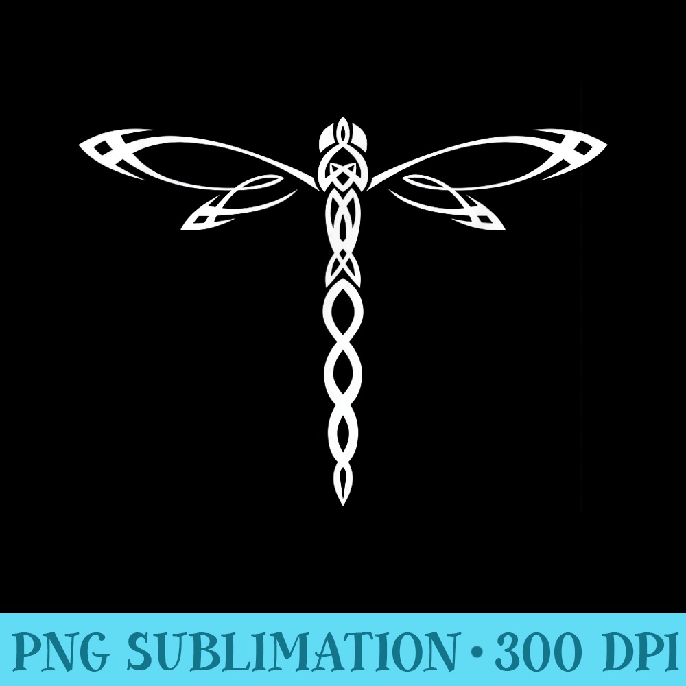 Beautiful Dragonfly Tribal Dragonfly Art Design - High Resolution PNG Download - Defying the Norms