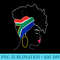 South African patriotic girl flag - Sublimation clipart PNG - Perfect for Sublimation Art