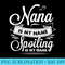 Nana is My Name Spoiling is My Game T For Grandmother - Shirt Vector Art - Boost Your Success with this Inspirational PNG Download