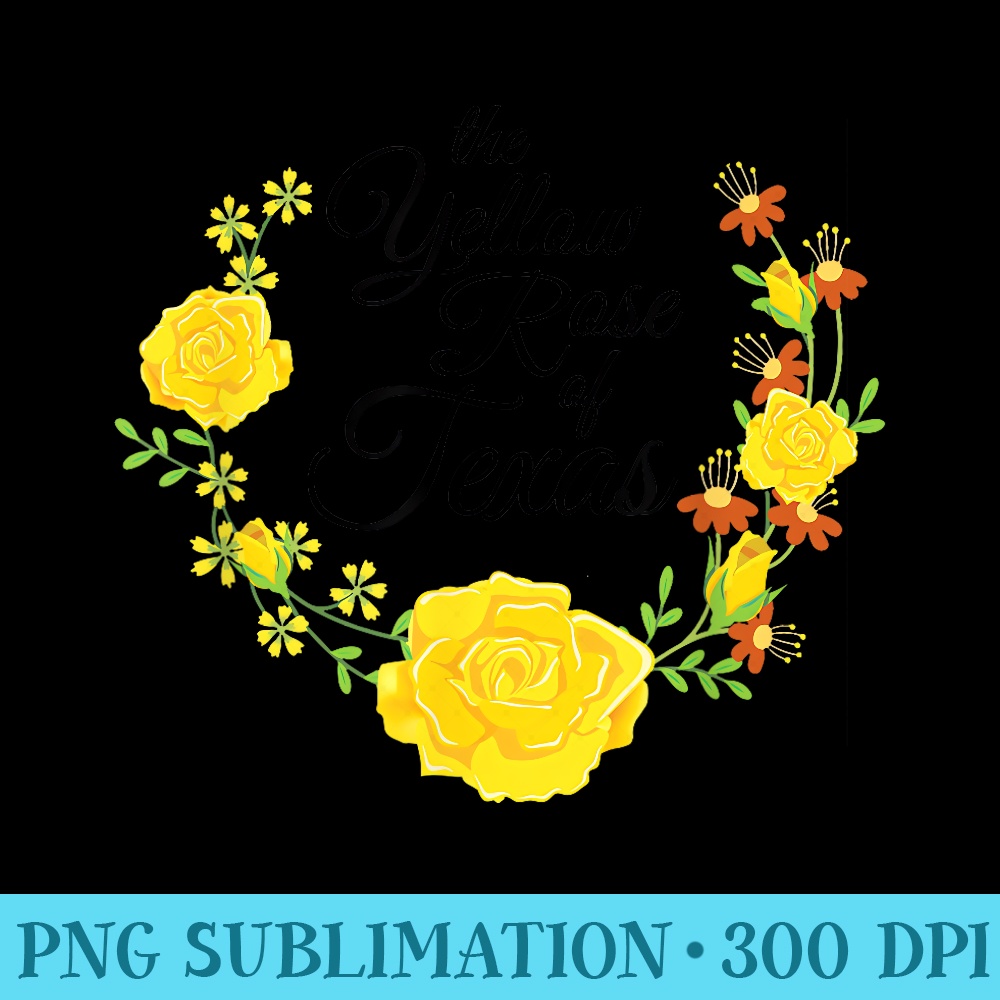 The Yellow Rose of Texas Yellow Rose Wreath - PNG Download Clipart - Limited Edition And Exclusive Designs