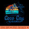s Coco Cay Bahamas Beach Summer Vacation Vintage 80s 70s - PNG Clipart - Spice Up Your Sublimation Projects