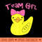 Team Girl What The Duck Is It Gender Reveal T - High Quality PNG files - Perfect for Personalization
