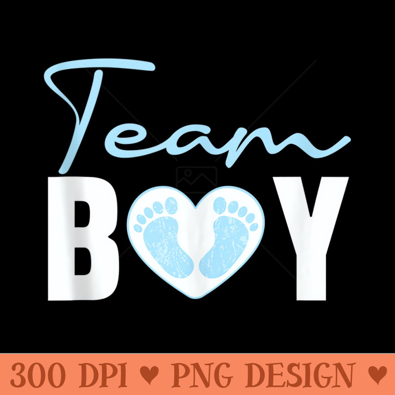 Team Baby Reveal Pregnancy Announcement Gender Reveal - PNG Design Files - Lifetime Access To Purchased Files