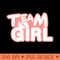 Team Girl Baby Party Footprints Baby Shower Gender Reveal - PNG download - Eco Friendly And Sustainable