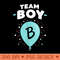 Gender Reveal Cute Baby Shower Announcement - Digital PNG Artwork - Create with Confidence