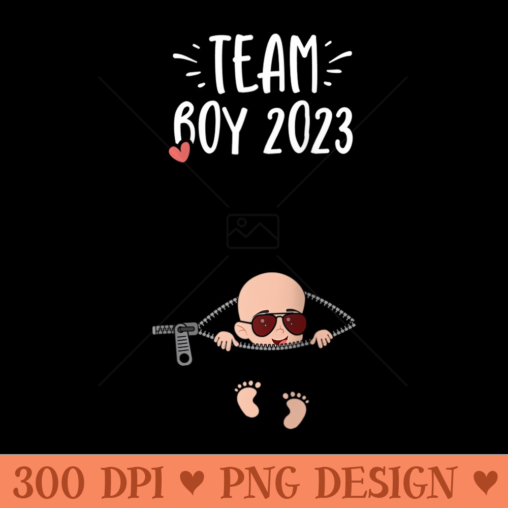Gender Reveal Team 2023 Pregnancy Sayings Raglan Baseball - Transparent PNG Clipart - High Resolution And Print Ready Designs
