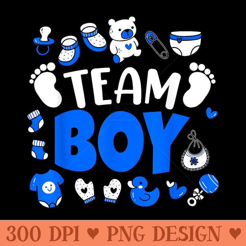 Team Baby Announcement Pregnancy Gender Reveal - Mug Sublimation PNG - Perfect for Sublimation Art