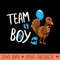 s Team Gender Reveal Baby Shower Announcement Turkey - High Resolution PNG download - Eco Friendly And Sustainable