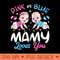 Pink Or Blue Mamy Loves You Baby Gender Reveal Keeper - Exclusive PNG designs - Perfect for Personalization