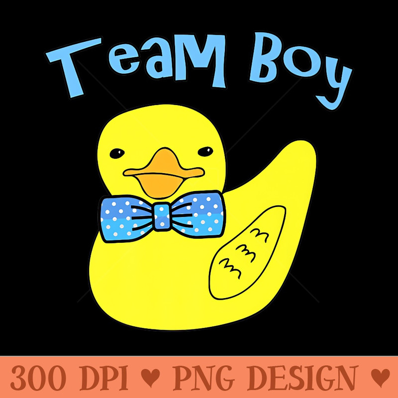 Team What The Duck Is It Gender Reveal T - Digital PNG Artwork - Spice Up Your Sublimation Projects