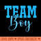 Team Team Girl Blue Gender Reveal Party Matching Family Raglan Baseball - Transparent PNG Clipart - Lifetime Access To Purchased Files