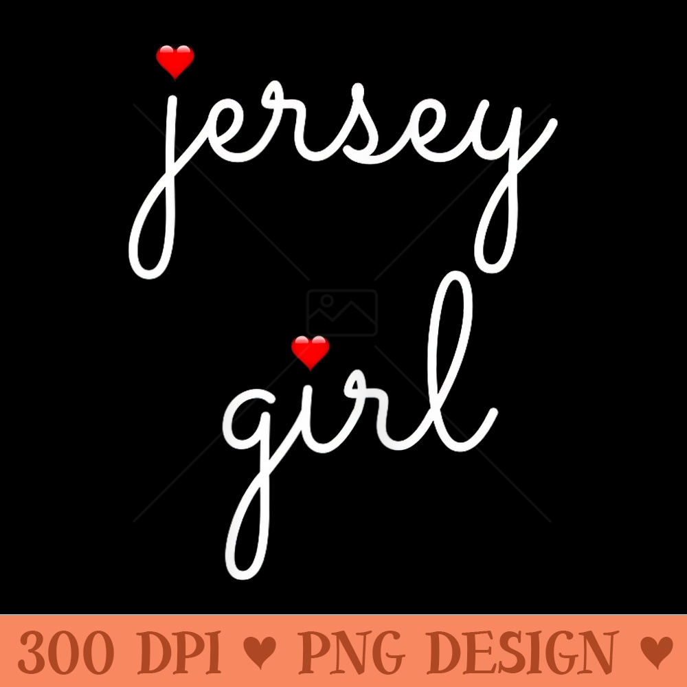 New Jersey Girl on the Shore Garden State Beach - PNG download for graphic design - Transform Your Sublimation Creations